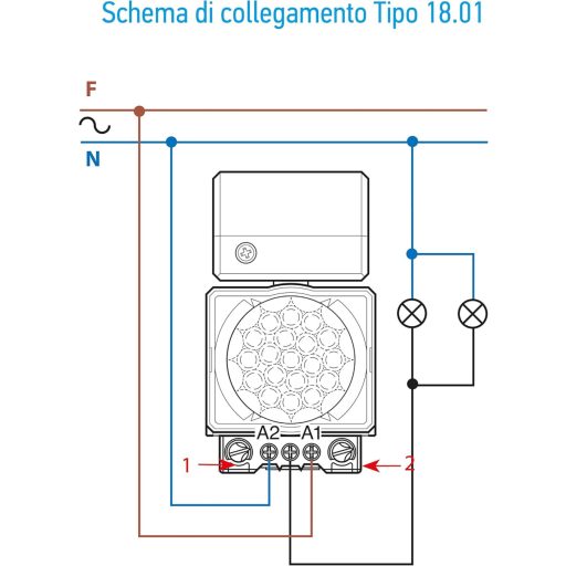 Finder Infravörös Mozgásérzékelő 10A 230V IP40 Relé Modul