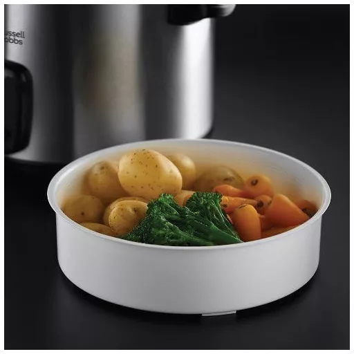 Russell Hobbs 1.8L rizsfőző melegentartó funkcióval, gőzöléssel és rozsdamentes acél kialakítással