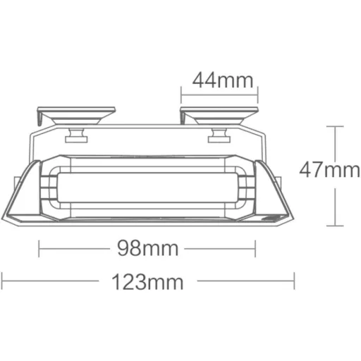 LED-MARTIN S4 Kék Úttorlasz Lámpa ECE-R65 Jóváhagyott 19 Villanásminta