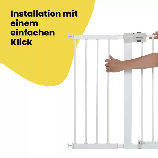 Safety 1st lépcsőkapu bővítés 28 cm fehér - összecsukható kapukhoz - 28 cm, White, Metal gate extension