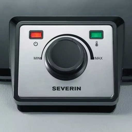 Aparat de gofre dublu SEVERIN WA 2106 1200W Negru, electrocasnic de bucătărie