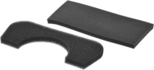 Bosch 00642117 Filter Portartályhoz Porzsákos Porszívókba, Habszivacs, 2 db-os készlet (Fekete)