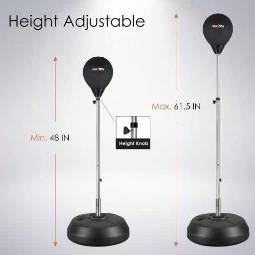 MaxxMMA Stojanová reflexná lopta s nastaviteľnou rýchlosťou