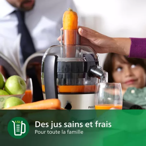 Philips HR1832 Viva Collection gyümölcscentrifuga 500W kompakt fekete