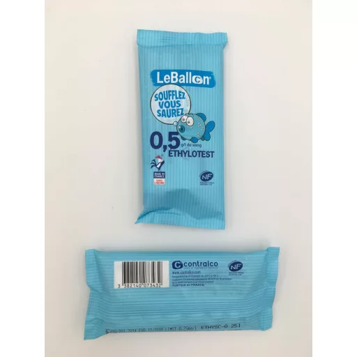 Contralco NFX 20702 Alkoholteszter 10 db Lélegzet Alkoholmérő Készlet