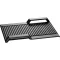 Neff Stainless Steel Grill Plate, Noir, Rectangular, Suitable for Induction, Built-in