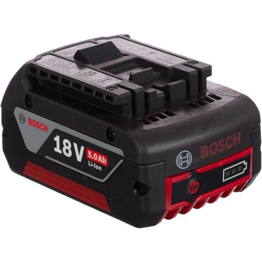 Bosch Professional 18V 5.0Ah GBA akkumulátor - Nagy teljesítményű Li-ion akku kéziszerszámokhoz, 700g, fekete
