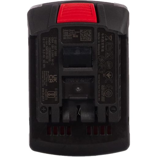 Bosch Professional 18V 5.0Ah GBA akkumulátor - Nagy teljesítményű Li-ion akku kéziszerszámokhoz, 700g, fekete