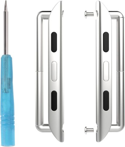 MoKo Fém Órapánt Adapter Apple Watch Ultra 2/SE/Series 9-1 Órákhoz - Kompatibilis 49/45/44/42/41/40/38mm Méretekkel