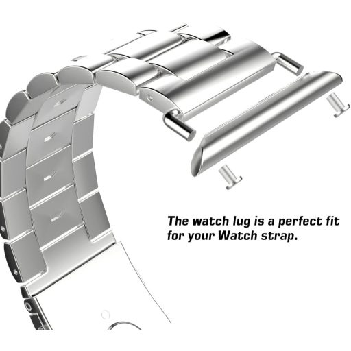 MoKo Kovové adaptéry na remienok pre hodinky Apple Watch Ultra 2/SE/Series 9-1 - Kompatibilné s veľkosťami 49/45/44/42/41/40/38 mm