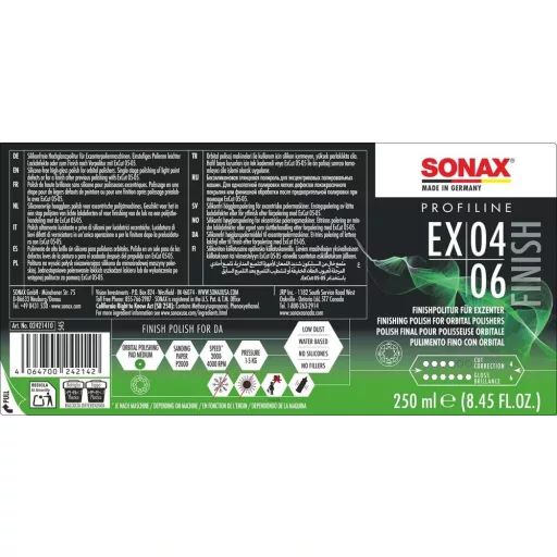 SONAX ProfiLine EX 04/06 profesionálna leštiaca pasta na lak