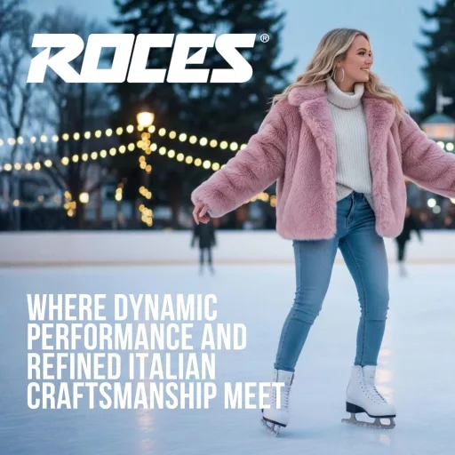 Patină de gheață pentru femei Roces Paradise - 38 (EU), albă
