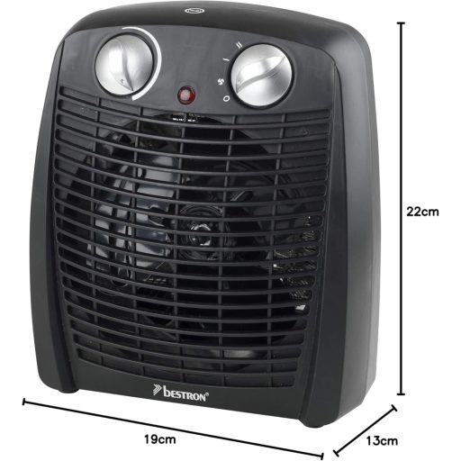 Bestron Elektromos Fűtőtest Fekete - Gyors Melegítés