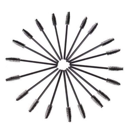 Set 100 de periuțe pentru gene G2PLUS, aplicator rimel, accesoriu machiaj ochi