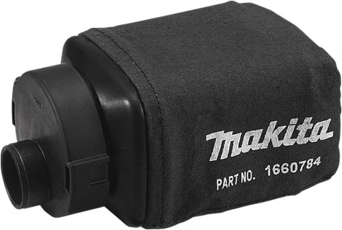 Makita 135222-4 Sac de praf pentru șlefuitoare excentrice - Colector de praf din plastic ABS negru, accesoriu pentru aspirator, ușor, 70g