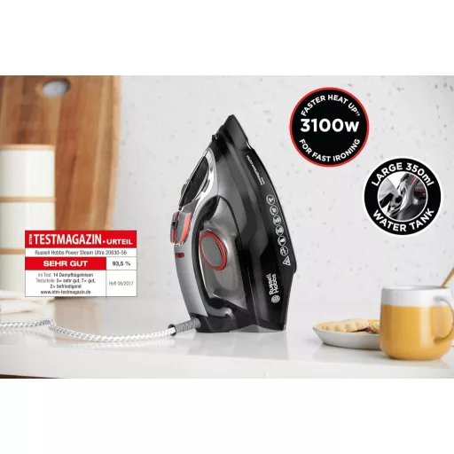 Russell Hobbs PowerSteam Ultra 3100W gőzölős vasaló kerámia talppal
