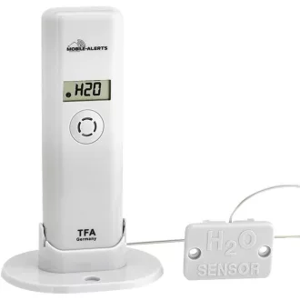   Senzor de temperatură și umiditate TFA Dostmann WeatherHub cu senzor de apă, Smart Home, termohigrometru