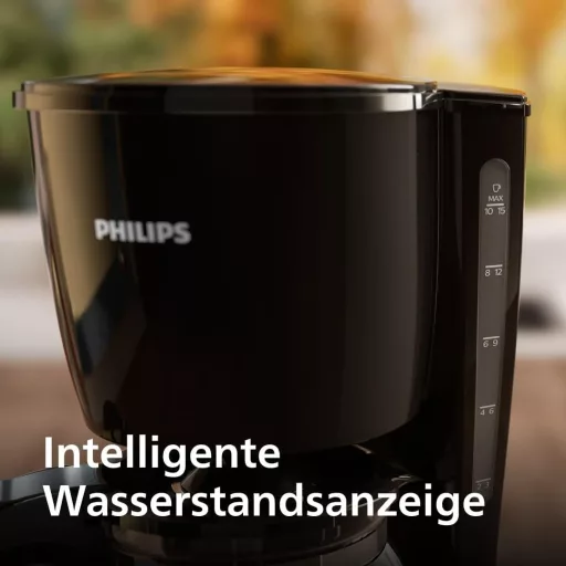 Kávovar Philips HD7461/20 Daily Aroma Swirl so sklenenou kanvicou, bielo-čierny