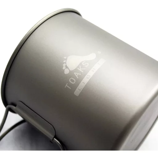 Set titan de camping TOAKS, cană, bol 375-900ml, ușor, pentru picnic și drumeții în aer liber