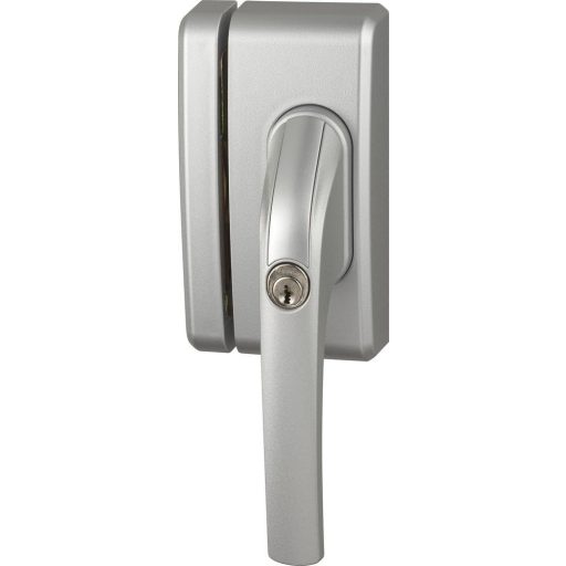 ABUS FO400A Brava za prozor, Srebrna aluminijsko-plastična sigurnosna brava s alarmom, 2 ključa, Zaštita od provale za vaš dom