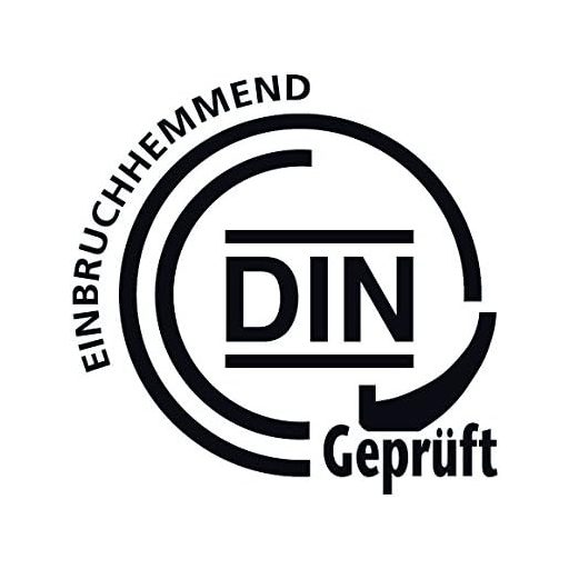 ABUS FO400A Ablak Kilincs Zár, Ezüst Alumínium-Műanyag Biztonsági Zár Riasztóval, 2 Kulccsal, Betörésvédelem Otthonába