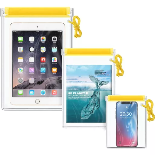 Meetory vízálló táska szett 3 db - telefon, kamera, dokumentum tároláshoz