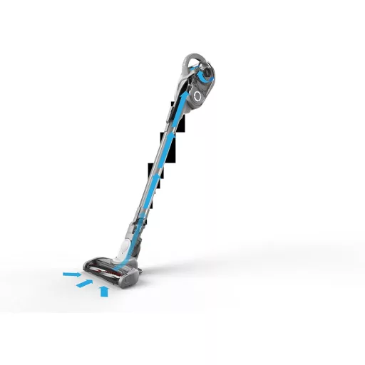 Aspirator de mână alb cu mâner BLACK+DECKER HVFE2150L-QW