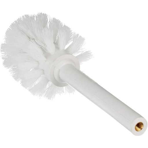 Perie WC ACQUASTILLA cu peri de nylon, racord filetat M6 și mâner de cupru, pentru curățarea băii
