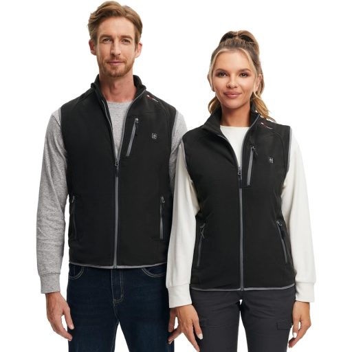 PROSmart Unisex Fűthető Mellény USB Akkumulátorral, Könnyű Fleece