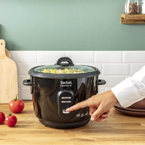 Tefal RK102811 Klasszikus Fekete Rizsfőző Fém Kivitelben