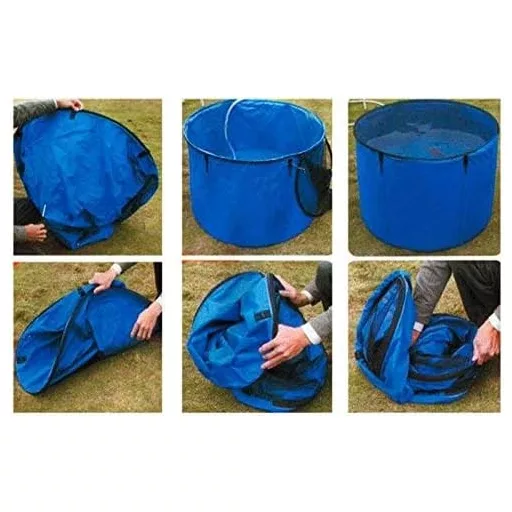 Vană pliabilă albastră AquaForte flexibilă 180x60 cm - 180 cm (Rotund)