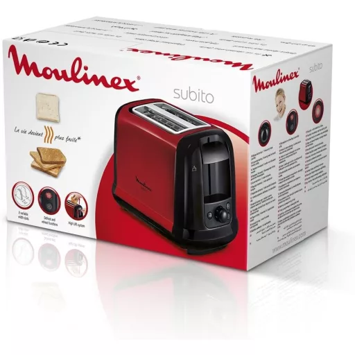 Moulinex Subito kenyérpirító rozsdamentes acél toaster