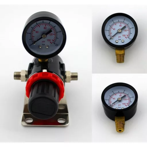 Compresor Aerograf ABEST Regulator de Presiune Filtru separator de apă Manometru