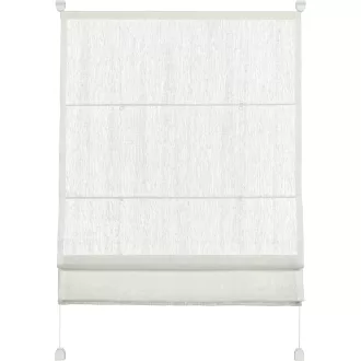   Gardinia EasyFix Fehér Roletta 80x140 cm Átlátszó Római Stílusú - 80W x 140H cm, White