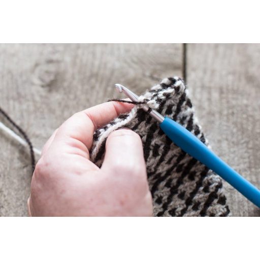 LIHAO Kötőtű és Horgolótű Szett Alumínium Többszínű Tárológéppel