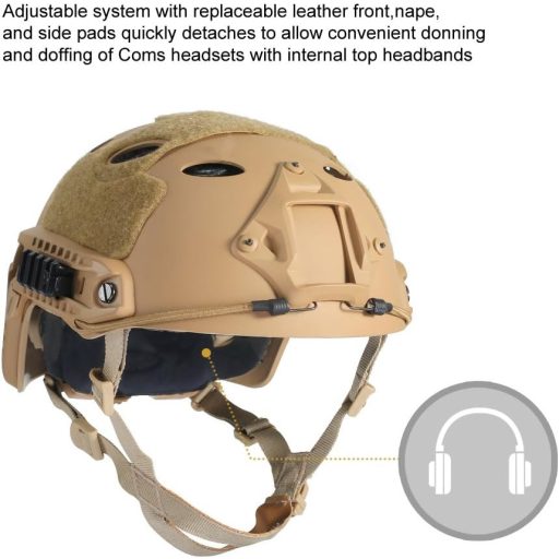 Cască tactică ușoară OneTigris PJ Mode pentru Airsoft și Paintball