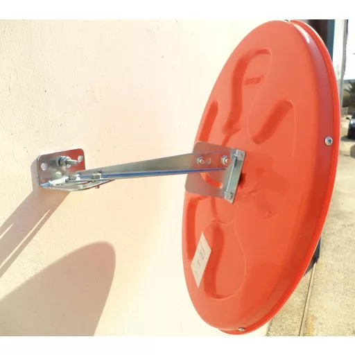 SNS SAFETY LTD 45 cm-es domború közlekedési tükör fali tartóval