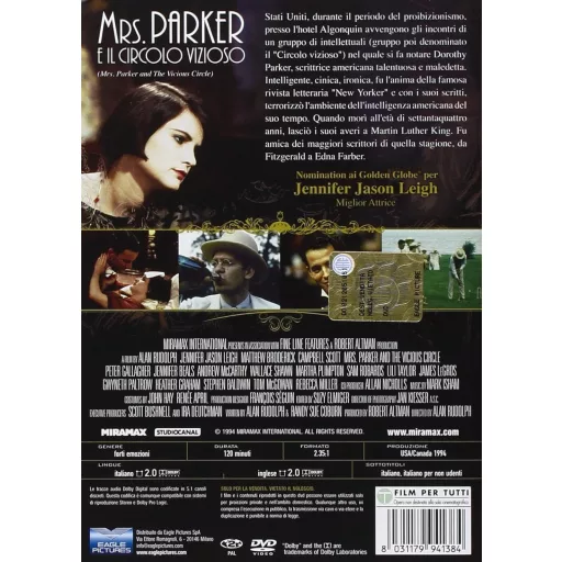 Mrs Parker és a Gonosz Kör DVD Import