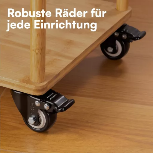 H&S Bútor Görgők M10 Menetes - 4 db Nehéz Teherbírású Forgó Kerék Fékkel - 50 mm PU Gumi Görgők Többféle Felületre