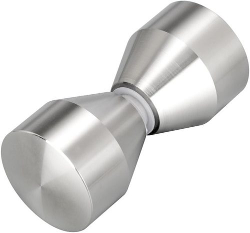 DIYI 304-es Acél Fürdőszobai Üvegajtó Fogantyú - Dupla Zuhanykabin Kilincs 6-12 mm Üvegvastagsághoz, 30 mm Átmérő, Konyhai és Nappali Ajtókh