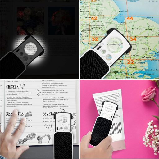 Vrecková výsuvná lupa Kurtzy s LED osvetlením, 30x 60x 90x zväčšením a UV svetlom