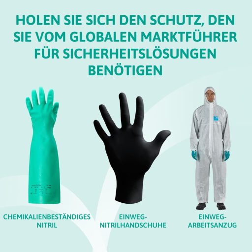 Ansell HyFlex 48-101 Nylon Munkakesztyű Fekete 12 Pár Méret 9