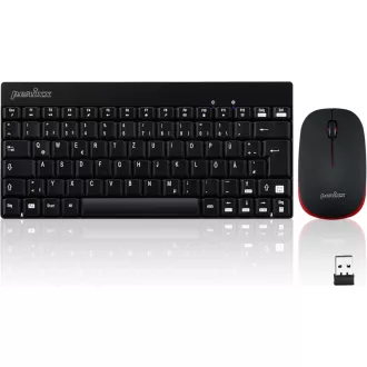   Perixx Periduo-712 Wireless Billentyűzet és Egér Szett QWERTZ Fekete