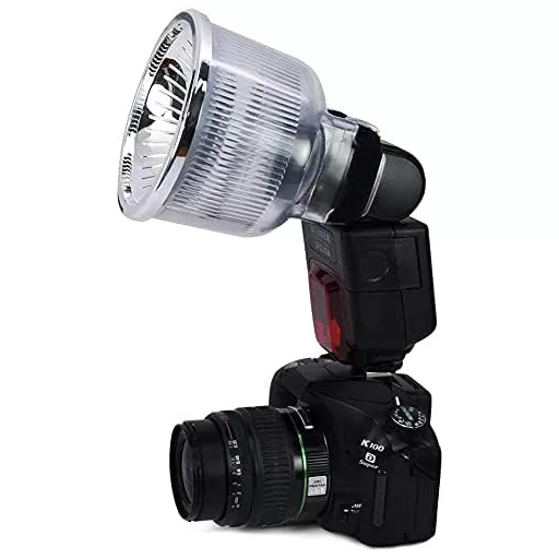 Set difuzor universal Fomito pentru flash-uri, cu 3 huse colorate (Alb, Argintiu, Portocaliu), prindere cu velcro, pentru flash-uri Speedlite