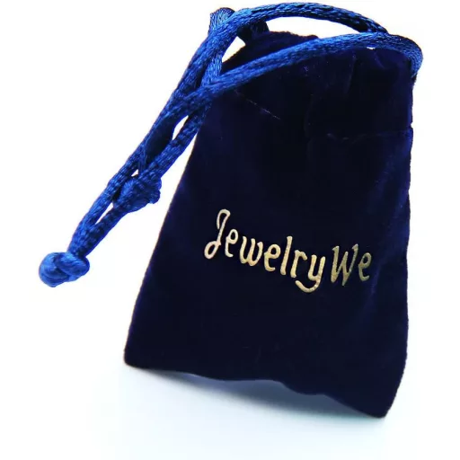 JewelryWe Férfi Fülbevaló Kerek Rozsdamentes Acél Fekete 3-14mm