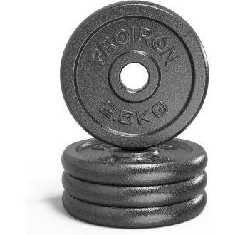   PROIRON kotúč na činku 25mm – 2,5kg x 4 pre cvičenie mužov a žien