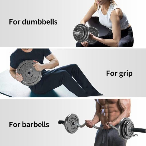 Discuri de greutate PROIRON 25mm - 2.5kg x 4 pentru antrenament, femei și bărbați