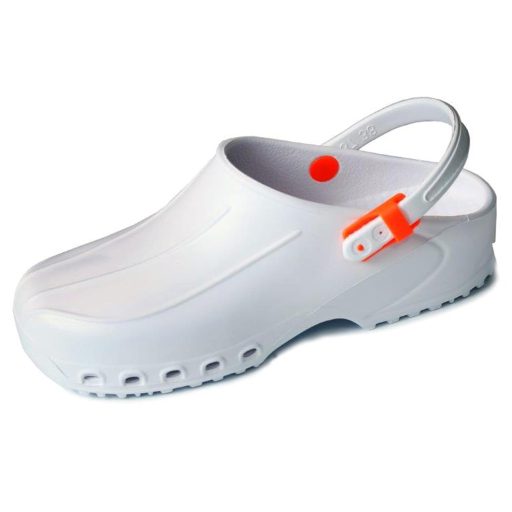 GIMA Ultra könnyű orvosi papucs szíjjal 41-es méret fehér