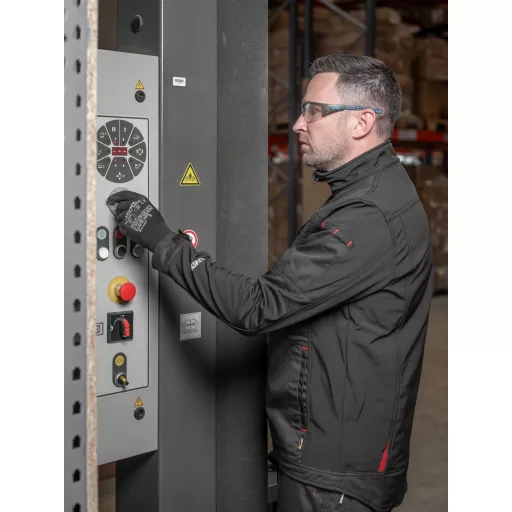 Ochelari de protecție Uvex i-works cu ramă albastră și lentilă transparentă - Ochelari de protecție muncii anti-ceață, rezistenți la zgârieturi și substanțe chimice