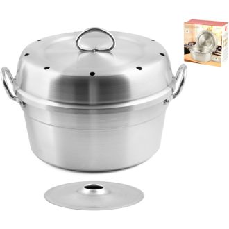   HOME Alumínium Gázüzemű Kemence 28cm Fedővel Konyhai Edény Többszínű